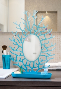 Cora jewellery tree with mirror